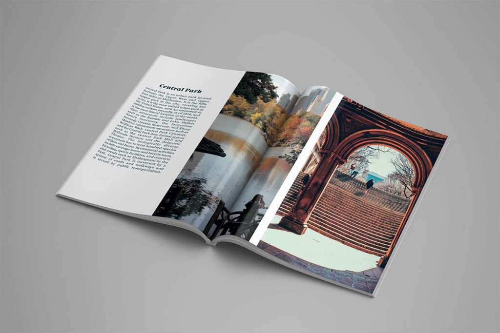 Location Branding - Magazine - Inside page - Central Park