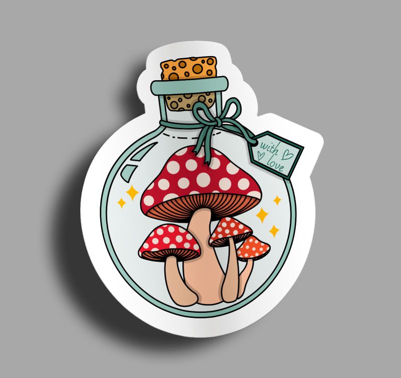 Sticker - Mushrooms - Shop