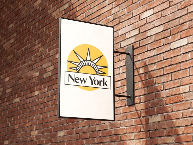 Location Branding - New York - Street Sign