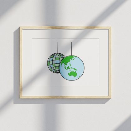 Print - Globe - Shop