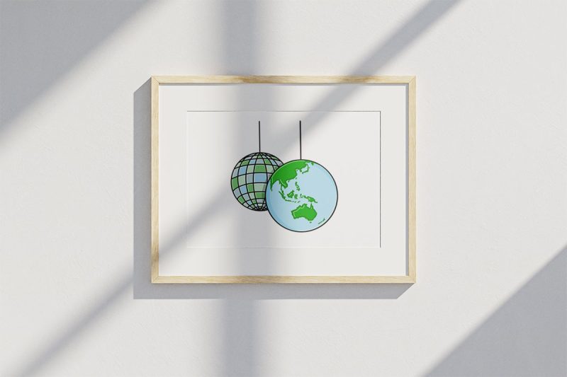 Print - Globe - Shop