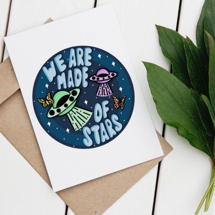 Card - We are made of stars - Shop