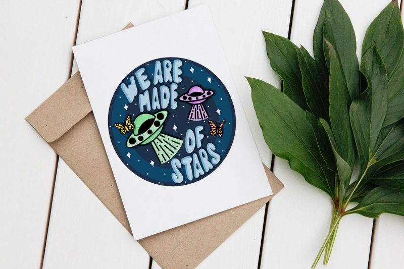 Card - We are made of stars - Shop